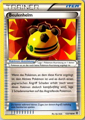 Pokémon-Karte Beulenhelm 133/149 Überschrittene Schwellen