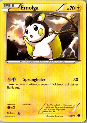Emolga Exemplar 1,95 €