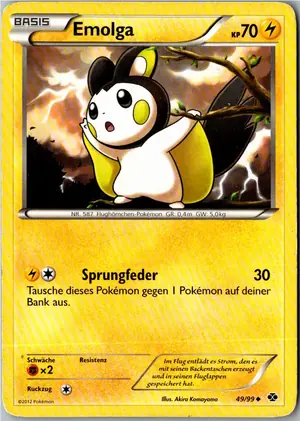 Emolga Exemplar 1,95 €