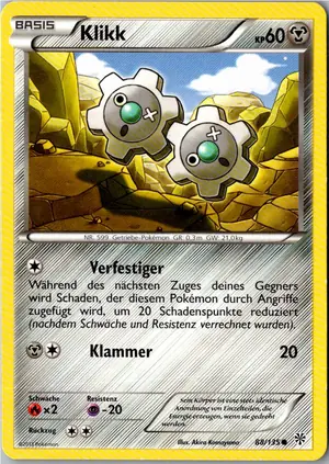 Pokémon-Karte Klikk 88/135 Plasma-Sturm