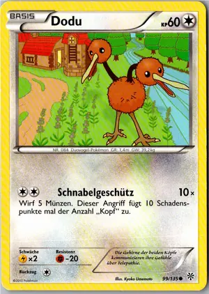Pokémon-Karte Dodu 99/135 Plasma-Sturm