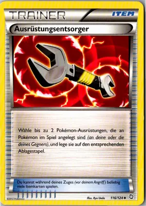 Pokémon-Karte Ausrüstungsentsorger 116/124 Hoheit der Drachen