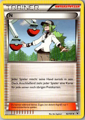 Pokémon-Karte N 92/101 Königliche Siege
