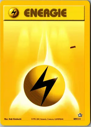 Pokémon-Karte Elektro Energie 109/111 Neo Genesis