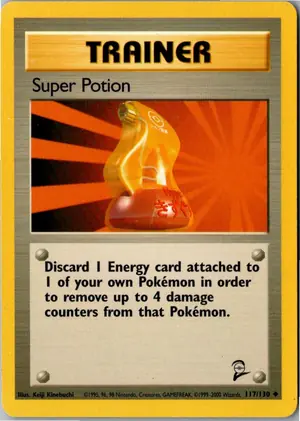 Pokémon-Karte Super Potion 117/130 Base Set 2