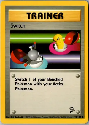 Pokémon-Karte Switch 123/130 Base Set 2