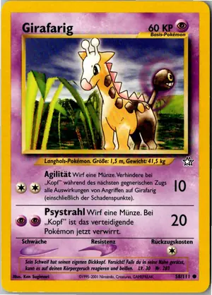 Girafarig Exemplar 1,95 €