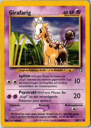 Girafarig Exemplar 1,95 €