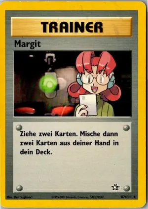 Pokémon-Karte Margit 87/111 Neo Genesis