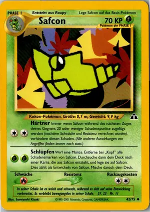 Pokémon-Karte Safcon 42/75 Neo Entdeckung