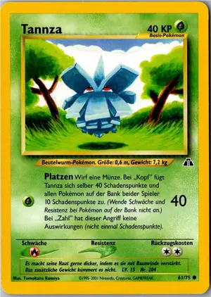 Pokémon-Karte Tannza 61/75 Neo Entdeckung