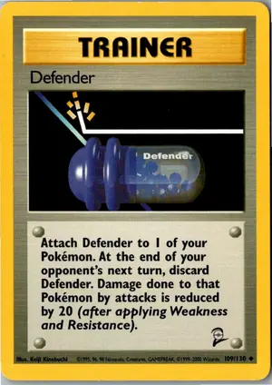 Pokémon-Karte Defender 109/130 Base Set 2