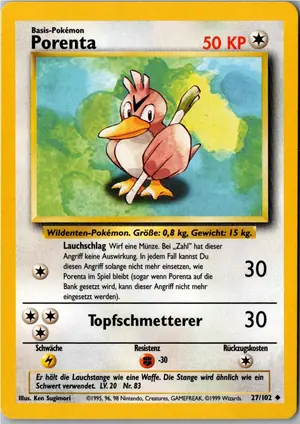 Porenta Exemplar 2,95 €