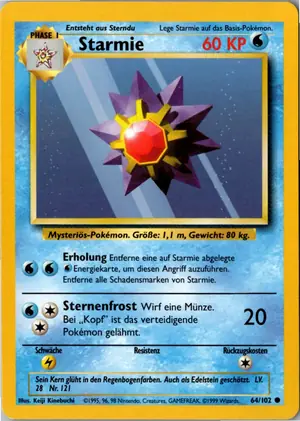 Starmie Exemplar 2,95 €