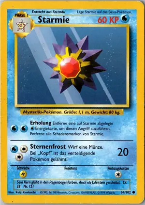 Starmie Exemplar 2,95 €
