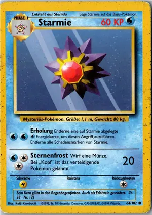 Starmie Exemplar 2,95 €