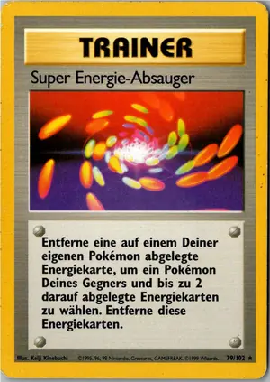 Pokémon-Karte Super Energie-Absauger 79/102 Grundset