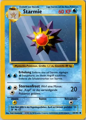 Starmie Exemplar 2,95 €