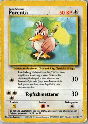 Porenta Exemplar 2,95 €