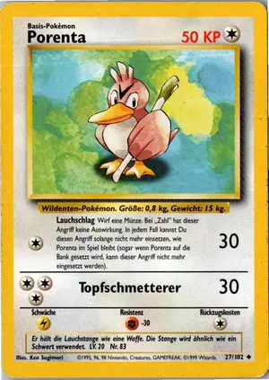 Porenta Exemplar 2,95 €