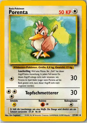 Porenta Exemplar 2,95 €