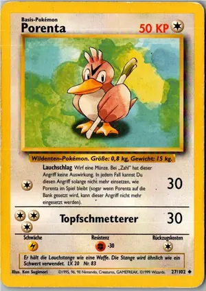 Porenta Exemplar 2,95 €