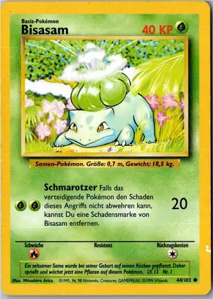 Bisasam Exemplar 3,25 €