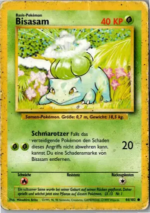 Bisasam Exemplar 3,25 €