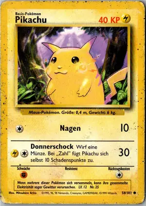 Pikachu Exemplar 3,95 €