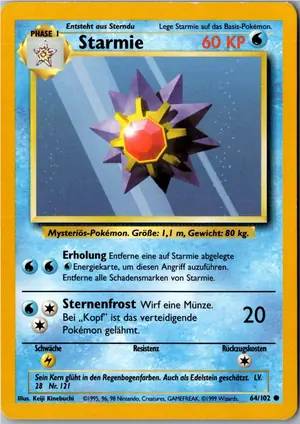 Starmie Exemplar 2,95 €