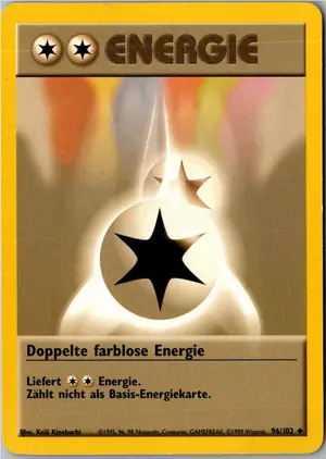 Doppelte farblose Energie Exemplar 3,95 €