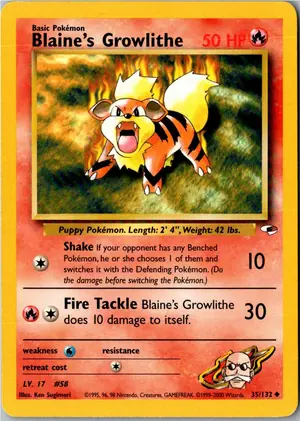 Blaine's Growlithe Exemplar 6,45 €