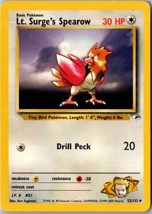 Lt. Surge's Spearow Exemplar 3,95 €