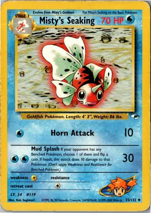 Pokémon-Karte Misty's Seaking 55/132 Gym Heroes