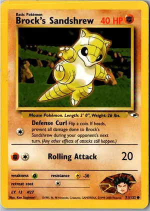 Brock's Sandshrew Exemplar 3,95 €