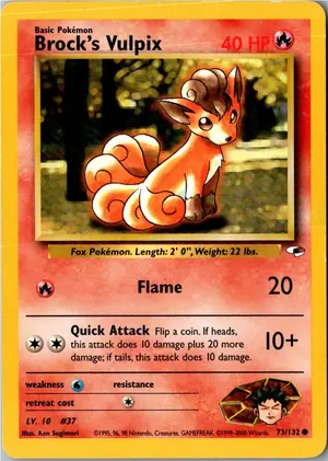 Brock's Vulpix Exemplar 5,45 €