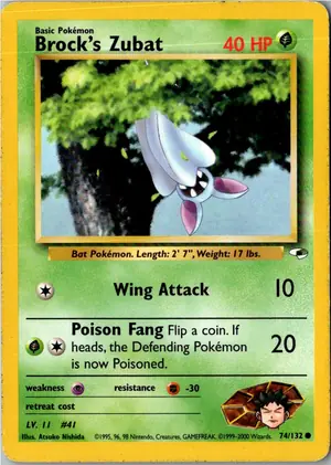 Brock's Zubat Exemplar 3,95 €