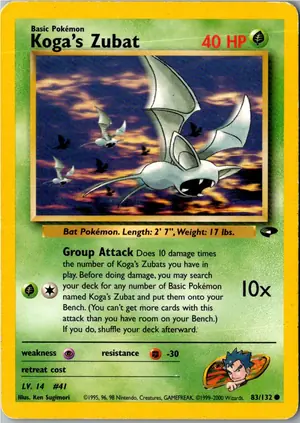 Koga's Zubat Exemplar 3,95 €