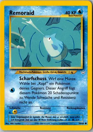 Pokémon-Karte Remoraid 50/64 Neo Revelation