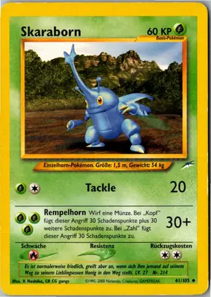 Pokémon-Karte Skaraborn 41/105 Neo Destiny