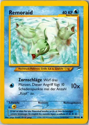 Pokémon-Karte Remoraid 80/105 Neo Destiny