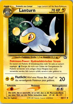 Pokémon-Karte Lanturn 38/111 Neo Genesis