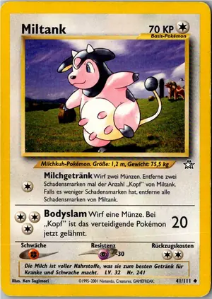 Pokémon-Karte Miltank 41/111 Neo Genesis