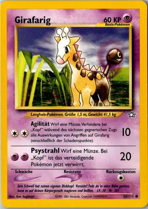 Girafarig Exemplar 1,95 €