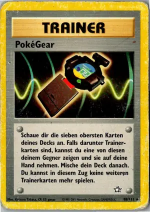 Pokémon-Karte PokeGear 88/111 Neo Genesis