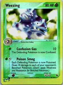 Pokémon-Karte Weezing Smogmog 24/109 EX Rubin & Saphir