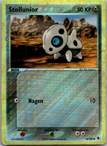 Pokémon-Karte Stollunior 50/109 EX Rubin & Saphir