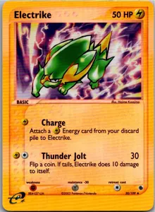 Pokémon-Karte Electrike Frizelbliz 30/109 EX Rubin & Saphir