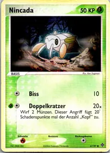 Pokémon-Karte Nincada 67/97 EX Drache