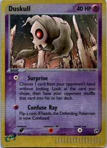 Pokémon-Karte Duskull Zwirrlicht 62/100 EX Sandsturm
